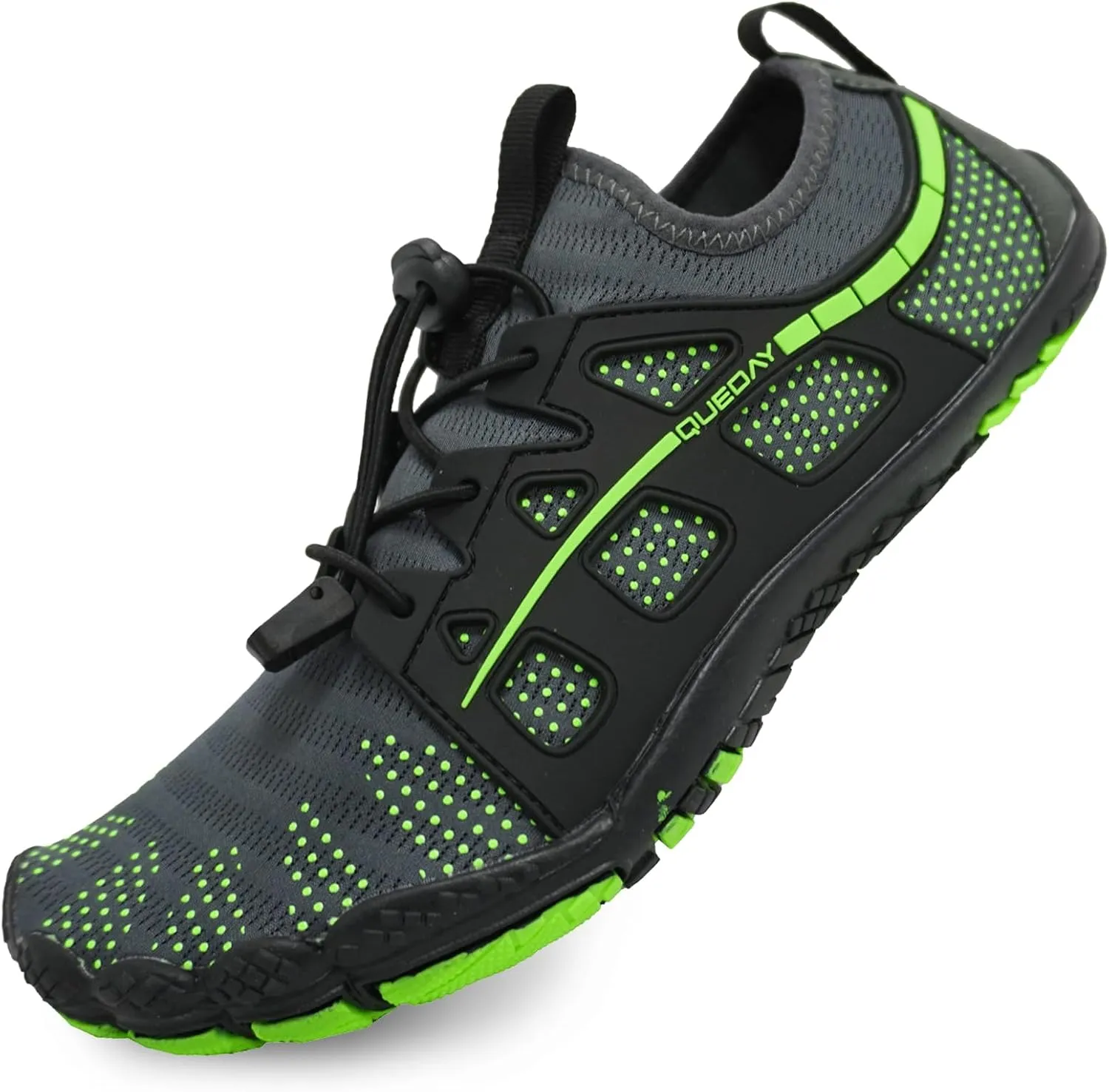 Queday Water Shoes for Women Men Quick Dry Barefoot Shoes Athletic Lightweight Sports Aqua Socks Outdoor Swim Fishing Hiking Diving Surf Walking Kayaking