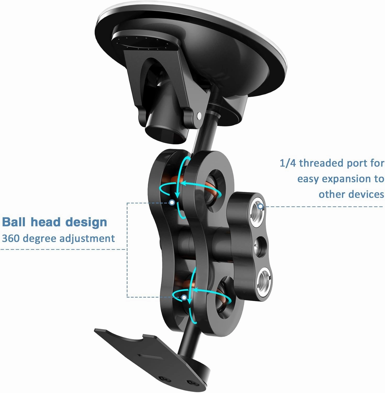 Radar Mount, Car Radar Detector Suction Cup Mount,Windshield Radar Suction Cup Mounting Bracket (for Escort Beltronics Vector Rocky Mountain Phantom-T Radar Models)