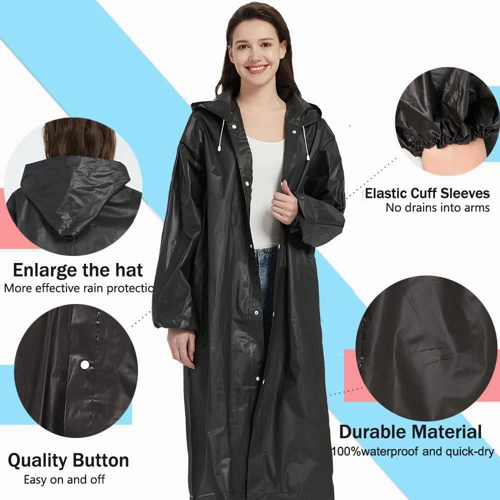 Rain Ponchos for Adults(2-5pcs),Lightweight Rain Coat,Raincoat for Women Men Raincoat