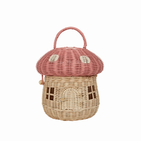 RATTAN MUSHROOM BASKET MUSK