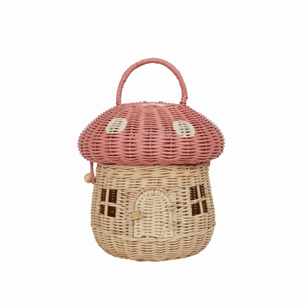 RATTAN MUSHROOM BASKET MUSK