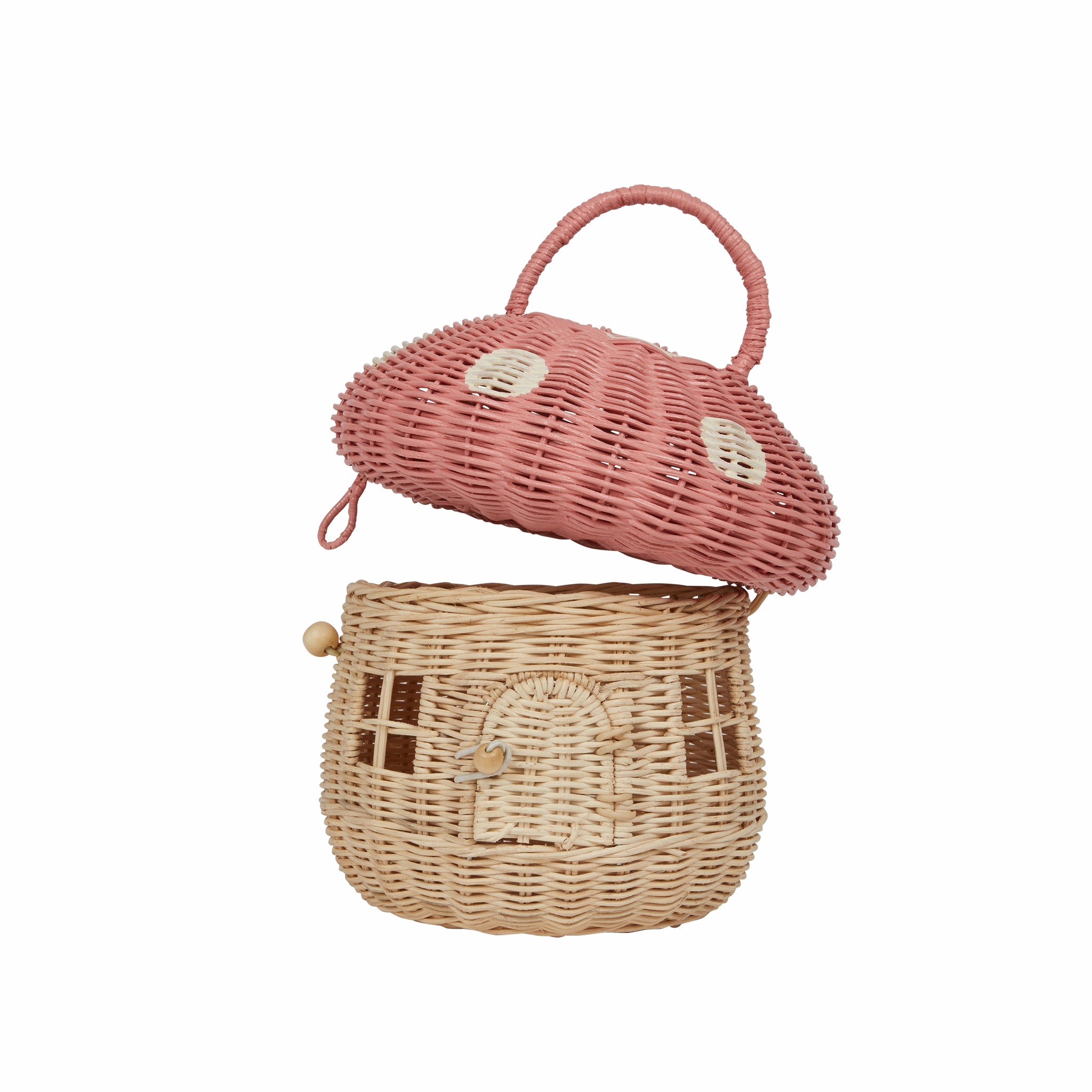 RATTAN MUSHROOM BASKET MUSK