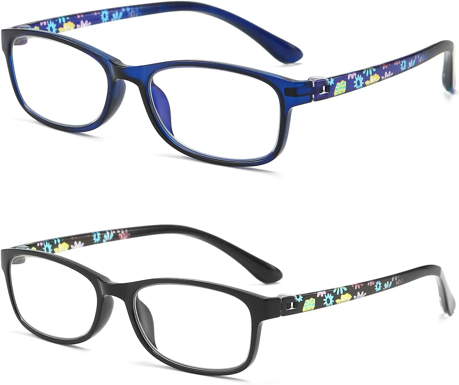 Reading Glasses for Women Blue Light Blocking Computer Readers, Flexible Eyeglasses Anti Eyestrain/Glare/UV