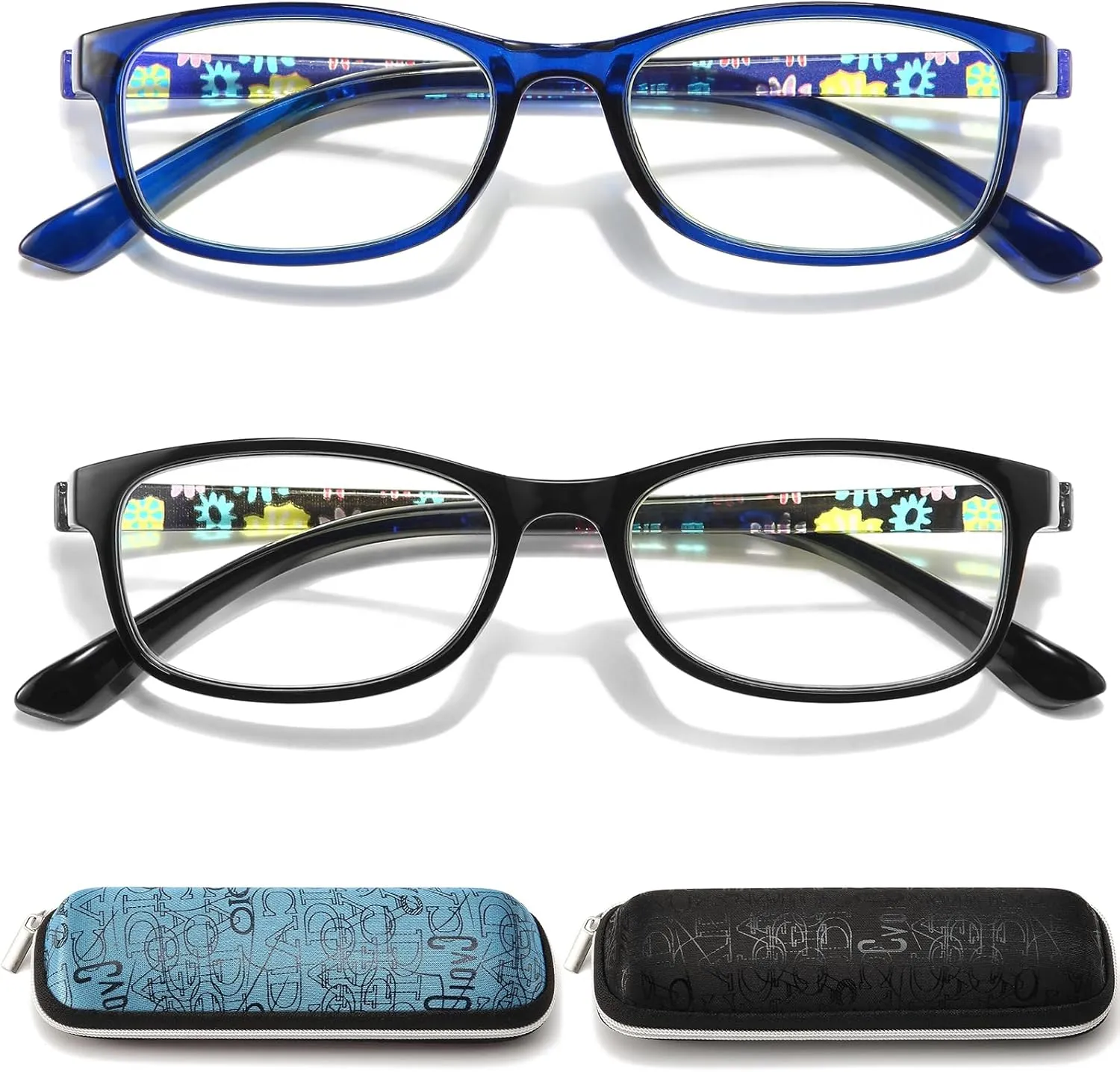 Reading Glasses for Women Blue Light Blocking Computer Readers, Flexible Eyeglasses Anti Eyestrain/Glare/UV