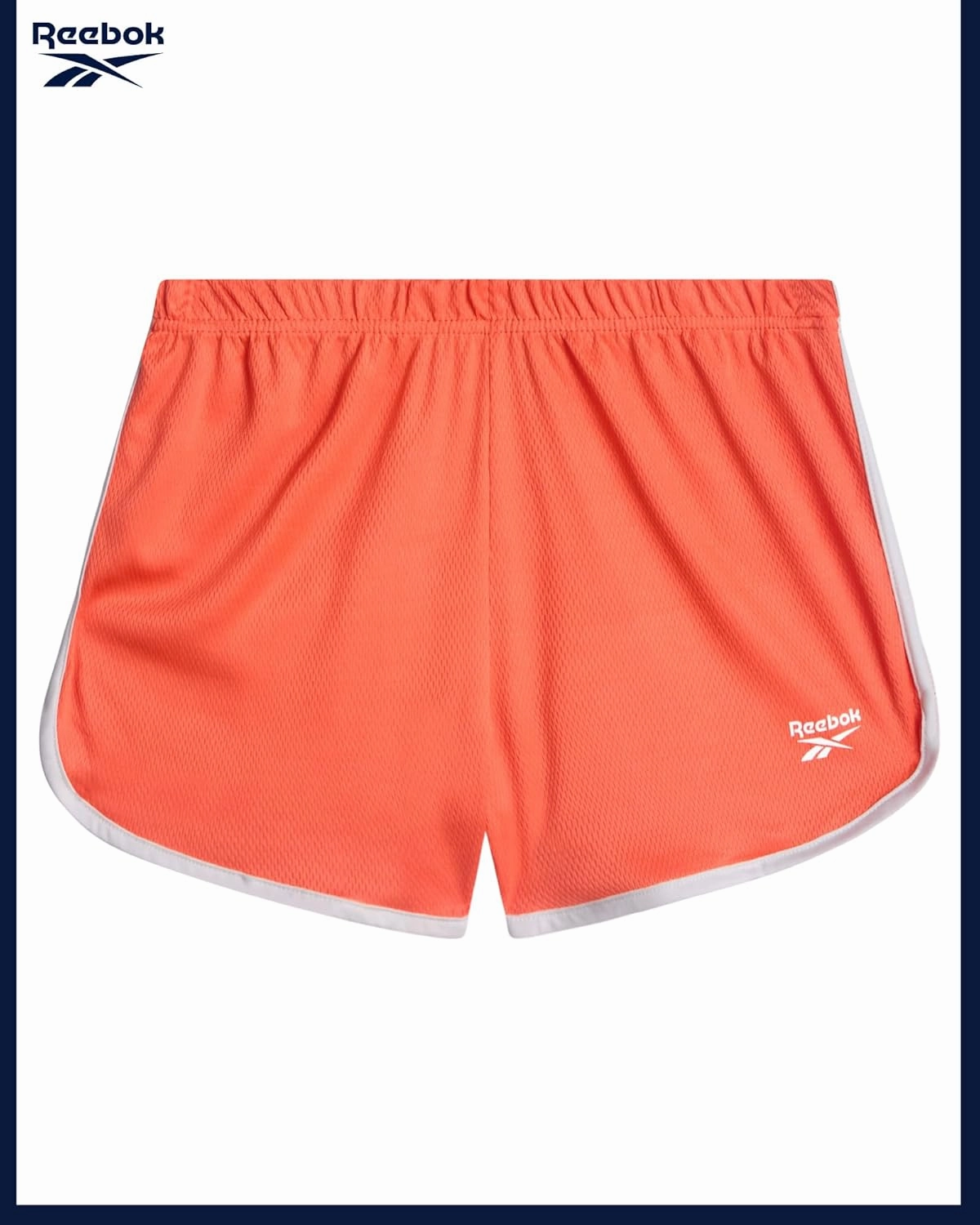 Reebok Girls Athletic Shorts - 3 Pack Active Performance Lightweight Mesh Dolphin Girls Shorts for Running Soccer Gym (7-12)