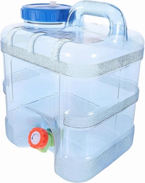 Reusable Portable Water Jug 10l Camping Water Container Handle Spout Outdoor Activity