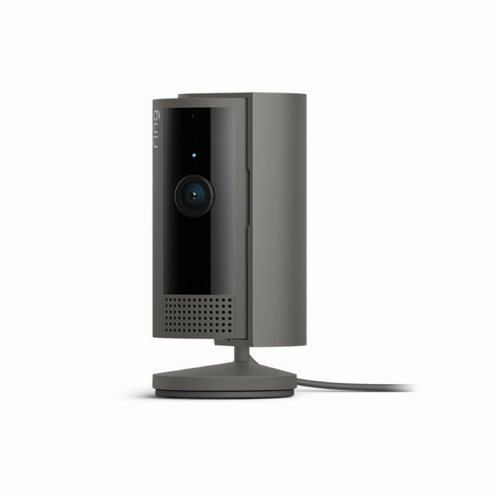 Ring Indoor Cam (newest model) — Home or business security in 1080p HD video, Charcoal