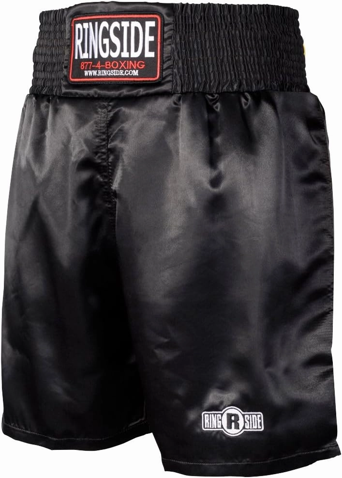 Ringside Pro-Style Boxing Trunks, Satin Shorts for Men and Women, Ideal for Boxing, MMA, Muay Thai