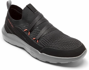 Rockport Men's Truflex M Evolution Mudguard Pull Up Walking Shoe, Black, 7