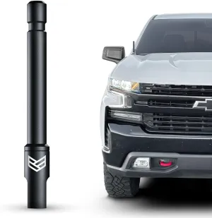 RONIN FACTORY Truck Antenna for Chevy Silverado & GMC Sierra Accessories (2014 ) Anti Theft - Carwash Safe Short Replacement Antenna (5 Inch Flexible)