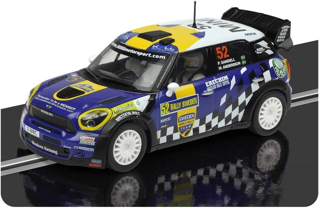 Scalextric C3401 Scalextric 1:32 Rally Sweden 2012 Race Mini Countryman WRC Slot Car