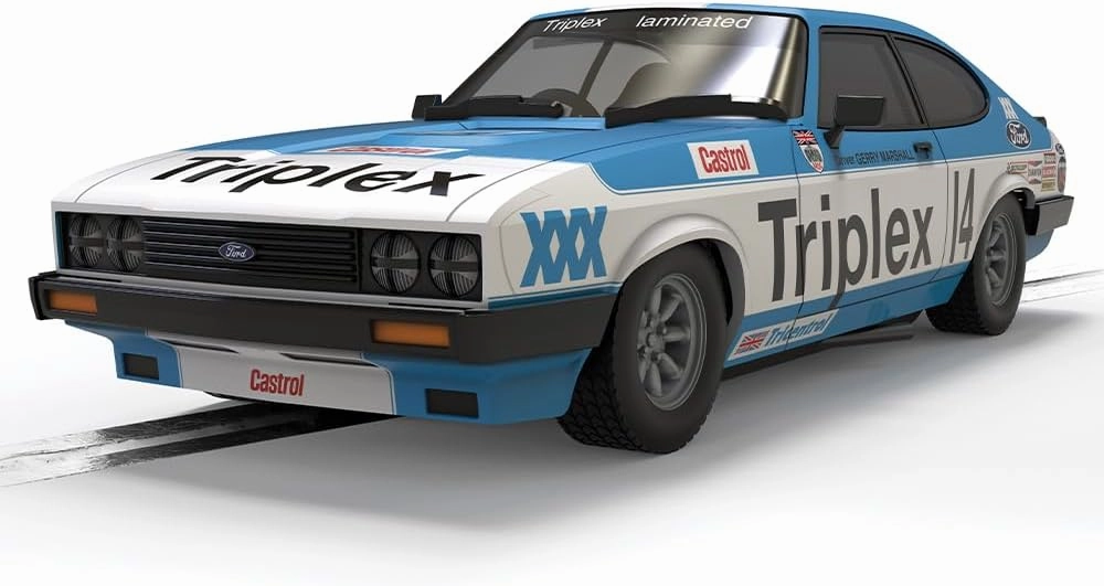 Scalextric C4544 Ford Capri MKIII - Gerry Marshall Slot Car