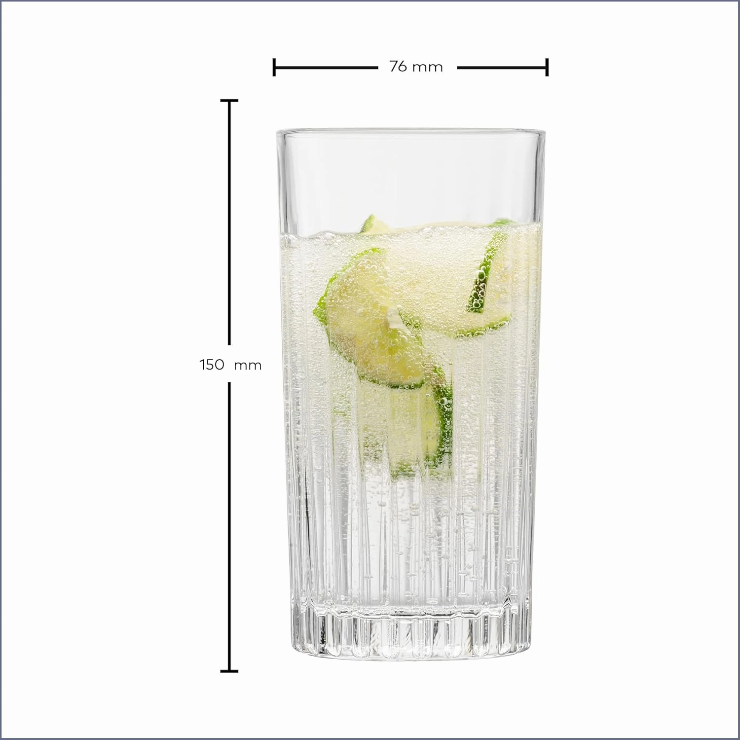 Schott Zwiesel Stage 4x440ml Tritan Crystal Highball Glasses - Long Drink Set, Dishwasher Safe