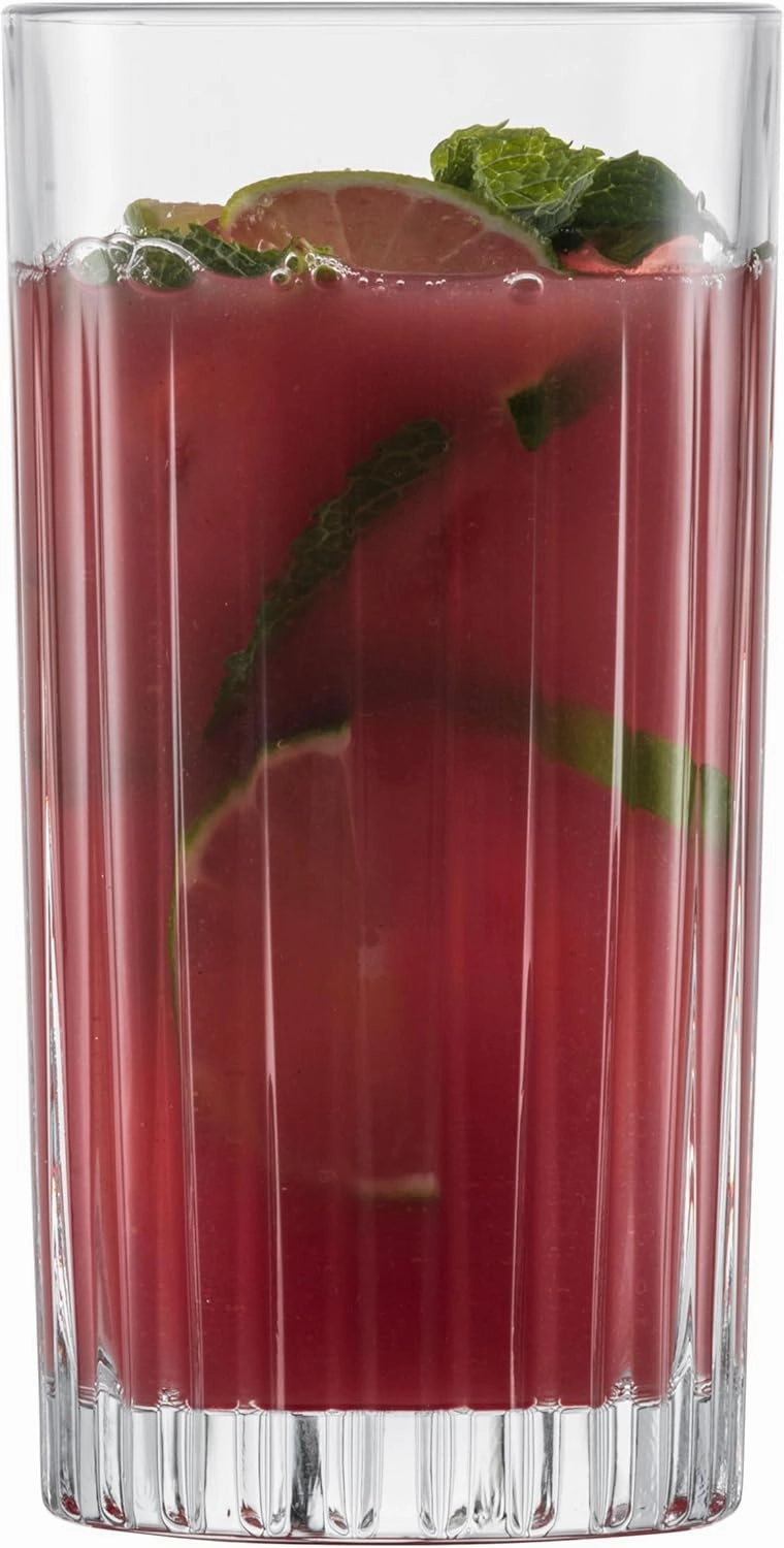 Schott Zwiesel Stage 4x440ml Tritan Crystal Highball Glasses - Long Drink Set, Dishwasher Safe