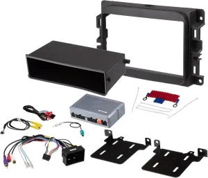 Scosche CR1318TRKCS Double DIN Radio Installation Dash Kit with Steering Wheel Control Compatible with Select 2013-2018 RAM 1500-3500 Trucks - Complete Car Stereo Kit - See Images for Vehicle Notes