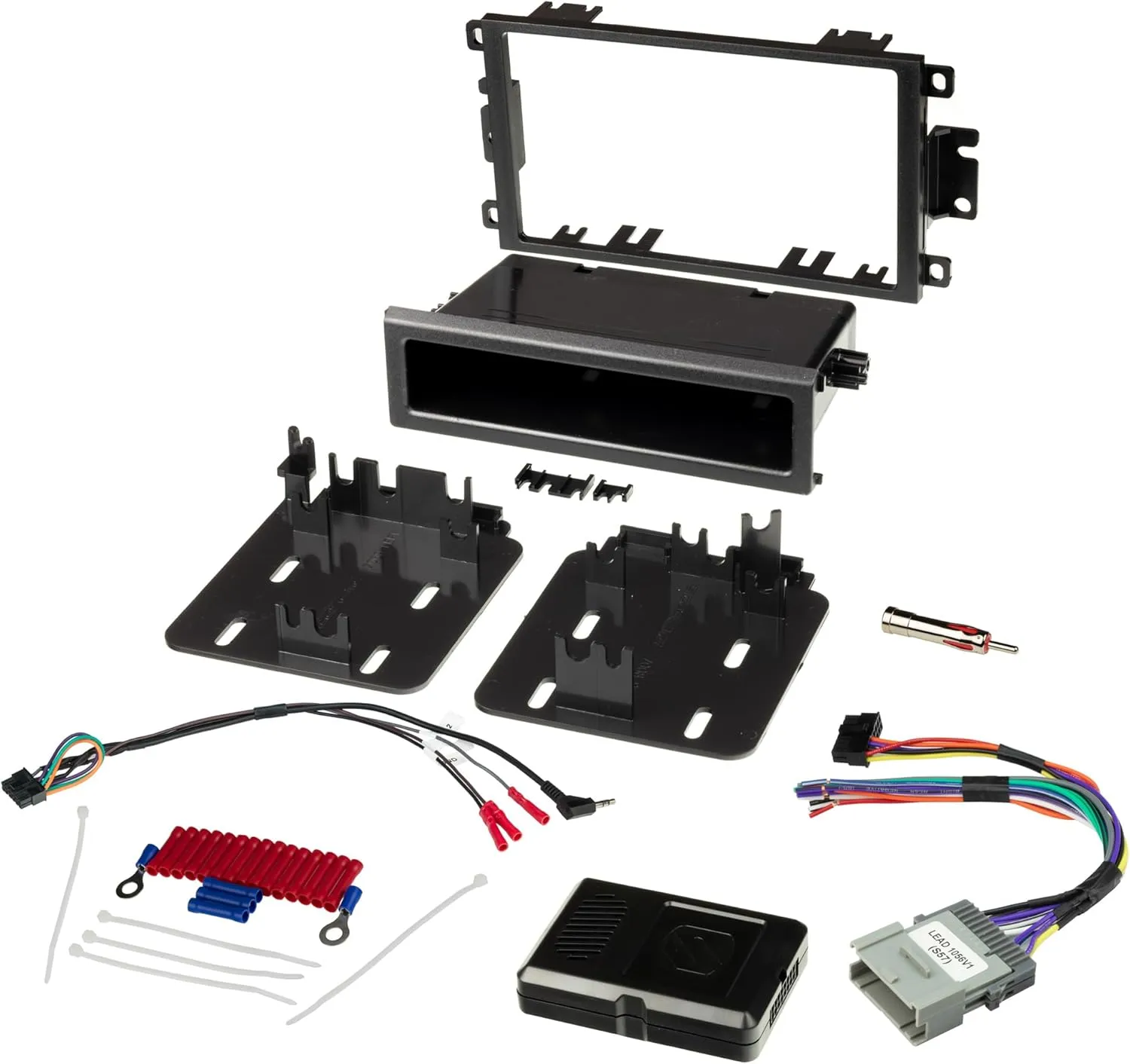 SCOSCHE GMT0312DDCS Double DIN Premium Installation Solution And Interface Compatible With Select 2003-12 General Motors Vehicles