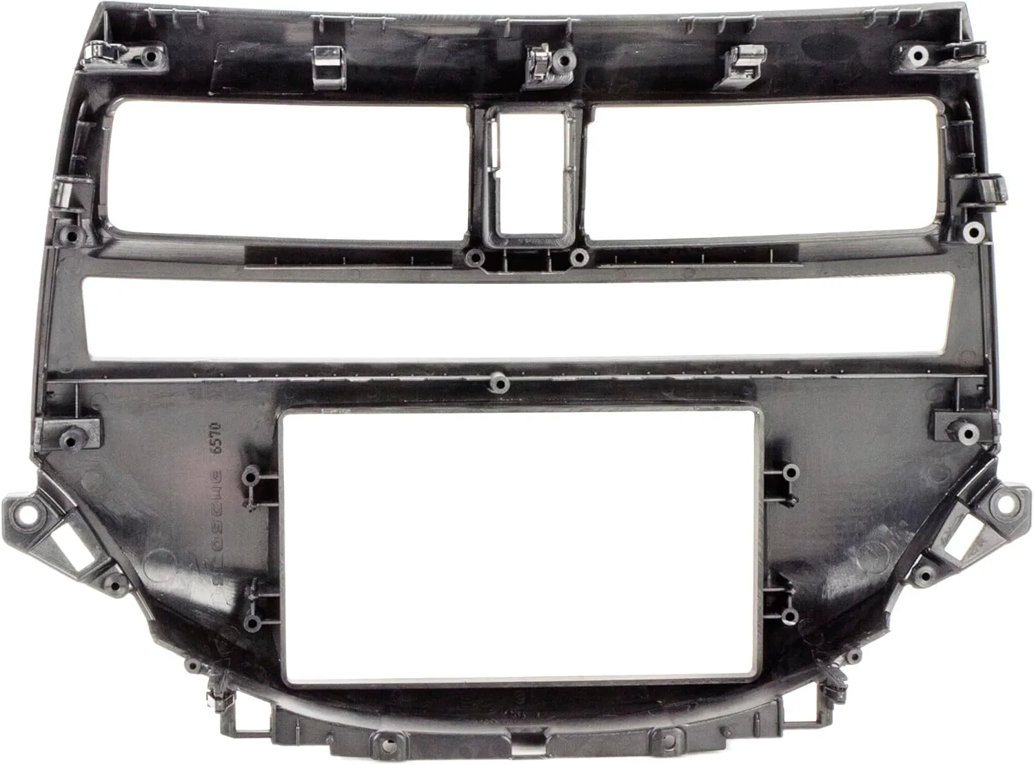 Scosche HA1707DCDGB Double DIN Radio Install Dash Kit Compatible with Select 2008-2015 Honda Accord with Dual Climate Control - Aftermarket Car Stereo Installation Kit - See Fit Guide Image for Notes