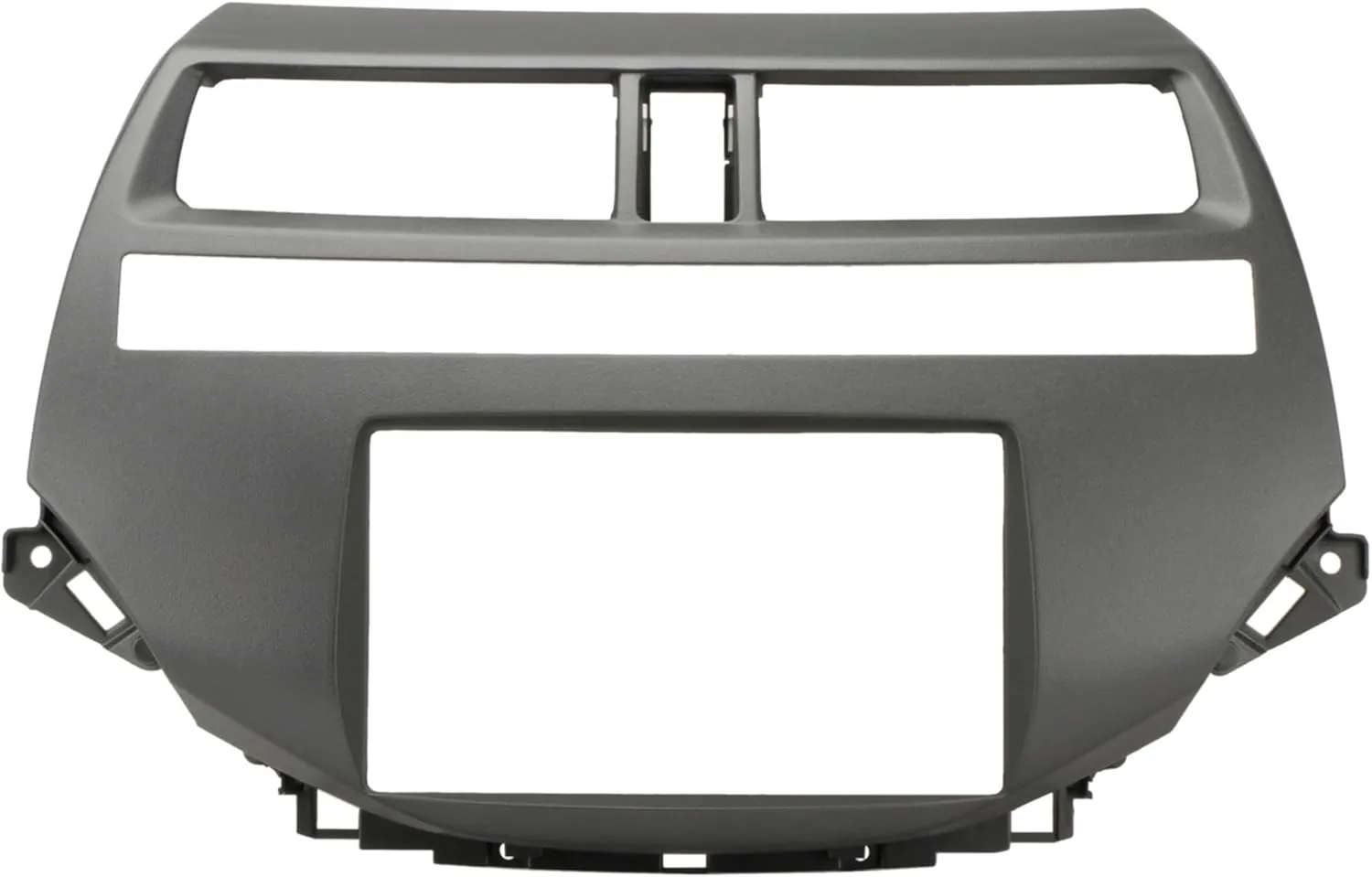 Scosche HA1707DCDGB Double DIN Radio Install Dash Kit Compatible with Select 2008-2015 Honda Accord with Dual Climate Control - Aftermarket Car Stereo Installation Kit - See Fit Guide Image for Notes