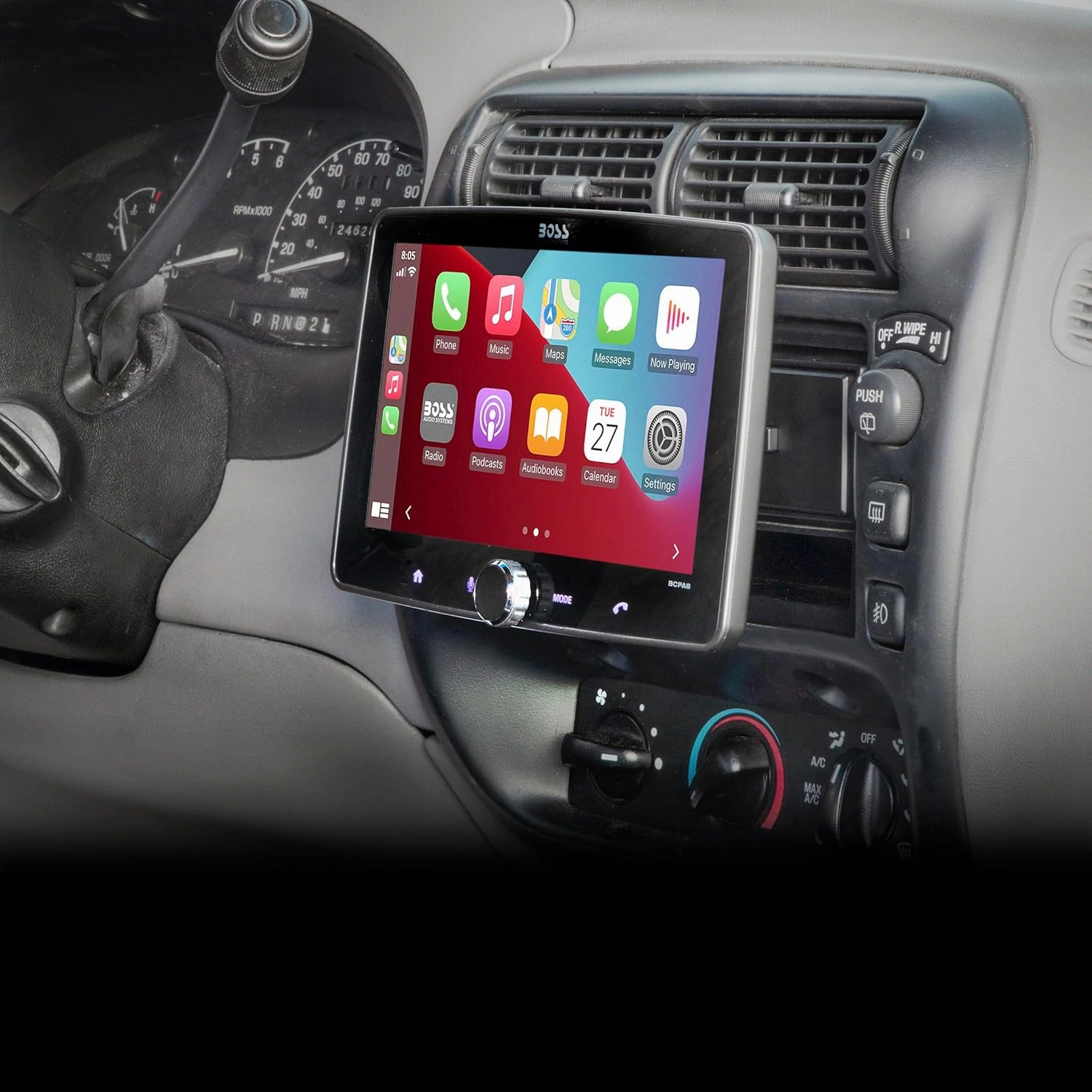 Scosche FD1327B Single DIN Dash Kit Compatible with Select 1995-11 Ford, Lincoln, Mazda and Mercury Vehicles - Car Stereo Install Kit - Single DIN Only - See Fit Guide in Images to Verify Your Vehicle