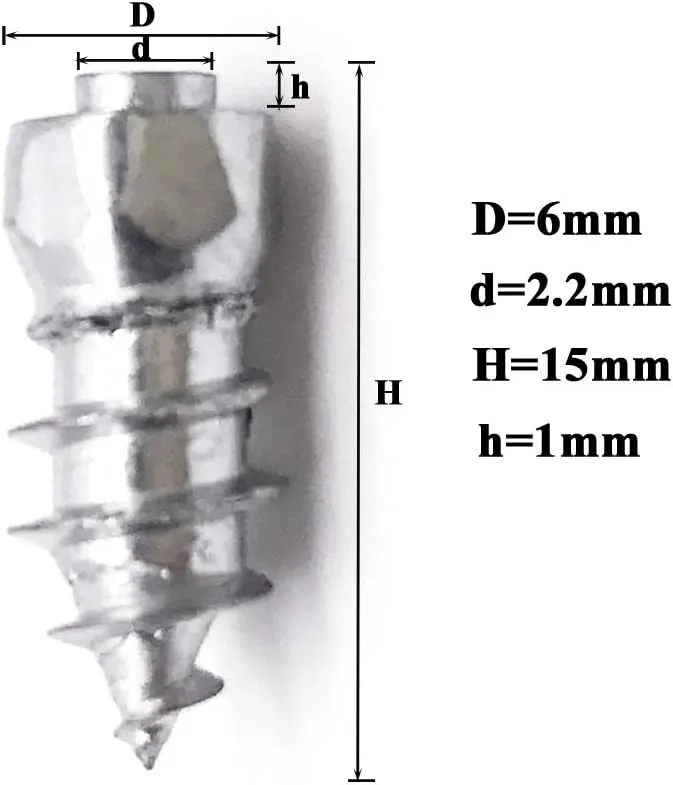 Screw Tire Studs, Marrkey 15mm Anti-Slip Anti-ice Snow Spikes for Car/ATV/SUV/Motorbike/Motorcycle/Forklift/Mini-Loader/Garden Tractors/Racing Car and Other Vehicles with Installation Tool