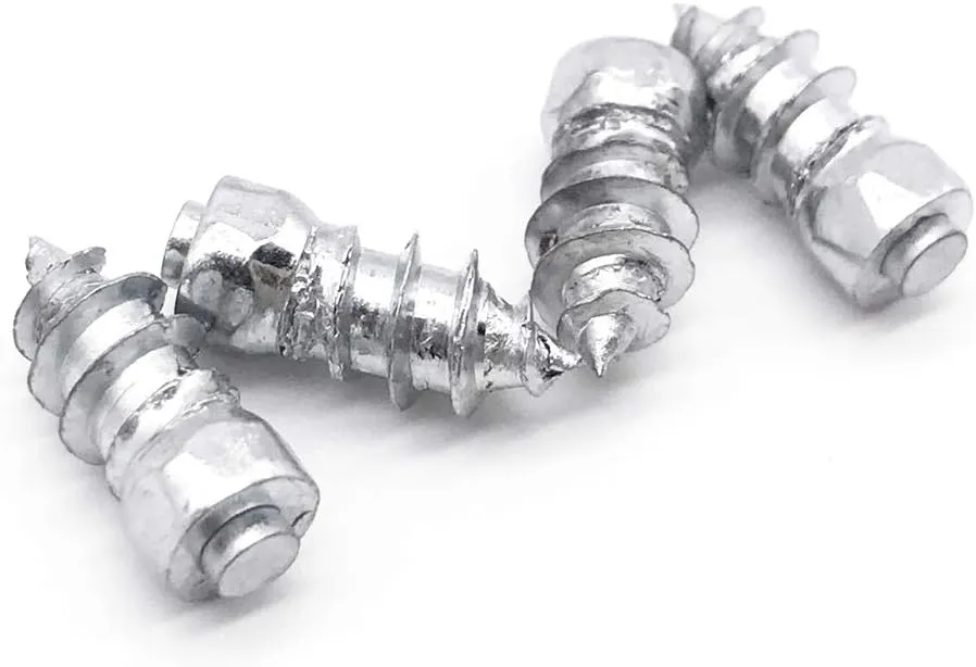 Screw Tire Studs, Marrkey 15mm Anti-Slip Anti-ice Snow Spikes for Car/ATV/SUV/Motorbike/Motorcycle/Forklift/Mini-Loader/Garden Tractors/Racing Car and Other Vehicles with Installation Tool