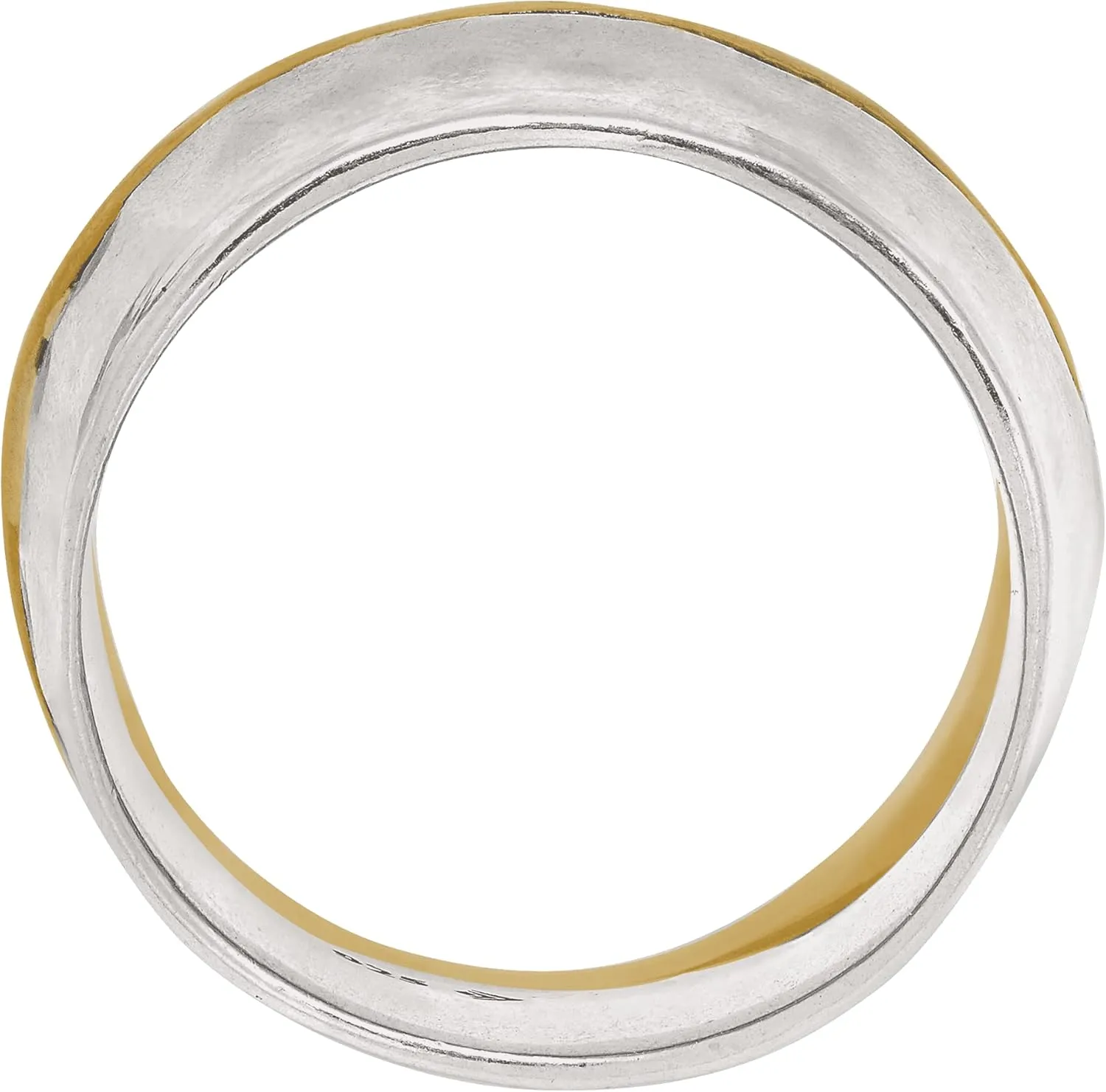 Silpada 'Rain or Shine' Textured Ring in Sterling Silver and Brass
