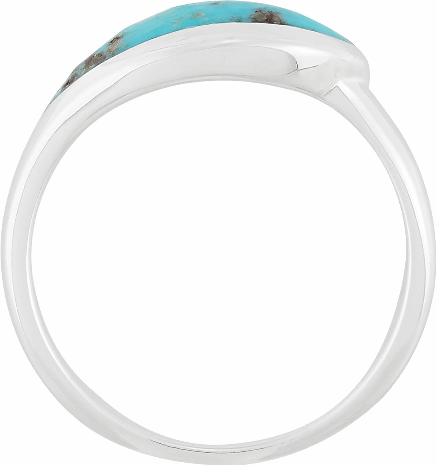 Silpada 'Blue Splendor' Sterling Silver Compressed Turquoise Ring