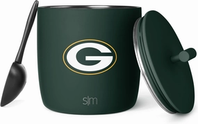 Simple Modern Officially Licensed NFL Green Bay Packers Ice Bucket with Lid and Scoop | for Cocktails, Hosting, Large Parties | Stainless Steel 100oz Capacity | Rocks Collection | Green Bay Packers
