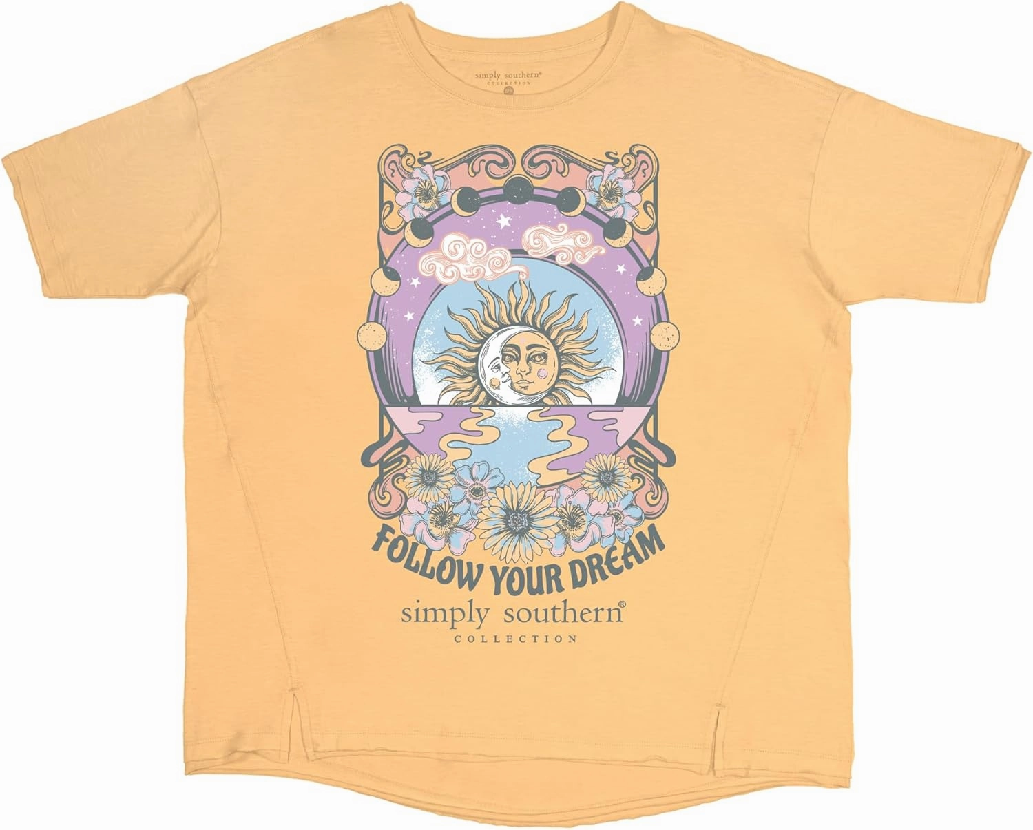 Simply Southern Women's Boxy Short Sleeve T-Shirt Relaxed-Fit Casual Women's T-Shirt