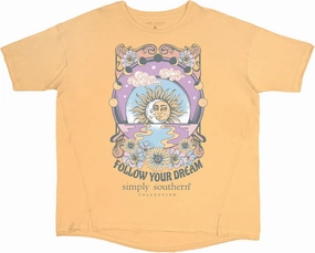 Simply Southern Women's Boxy Short Sleeve T-Shirt Relaxed-Fit Casual Women's T-Shirt