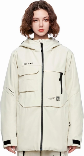 Ski Jacket Snowboard Coat Snow Winter Waterproof Insulated Windproof Baggy Warm Hooded Jacket for Men Women