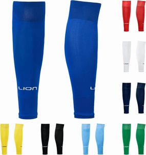 Soccer Sock Leg Sleeves To Accompany Grip Socks - Fits Over Calf/Shin Guards - Variety Of Colours
