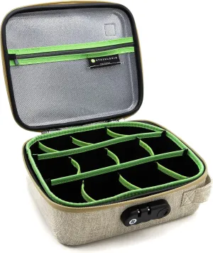 STASHLOGIX SMELL CONTROL BAG with Combination Lock Smell Free Storage Bag: The Silverton