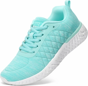 STQ Walking Shoes for Women Lace Up Lightweight Tennis Shoes