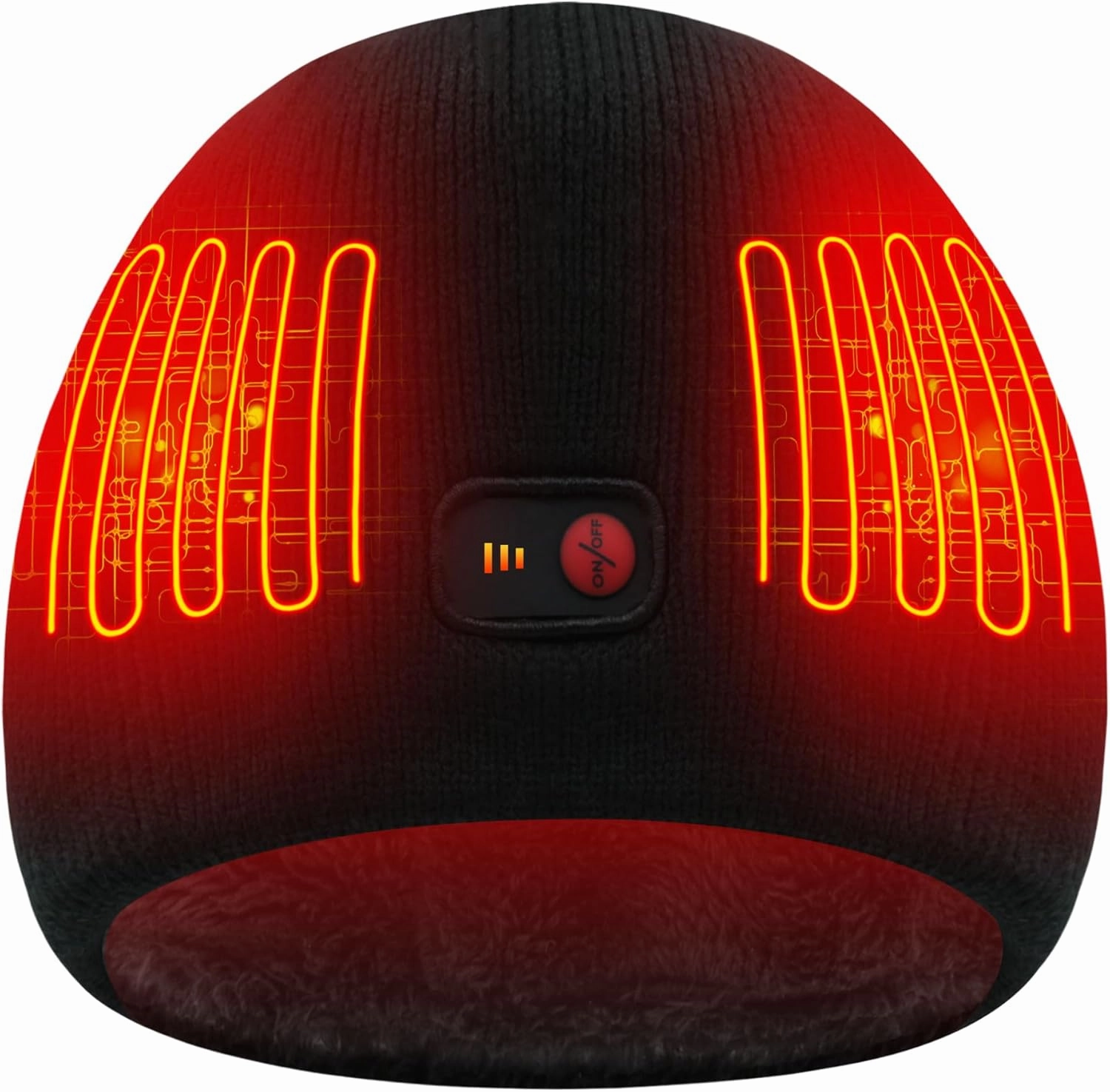 SVPRO Battery Heated Hat Rechargeable Electric Beanie Hat Men Women Skull Cap