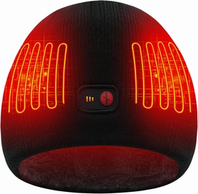 SVPRO Battery Heated Hat Rechargeable Electric Beanie Hat Men Women Skull Cap