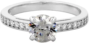 Swarovski Attract Round Ring Jewelry Collection, Rhodium Finish, Clear Crystals