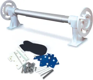 SWIMLINE HYDROTOOLS 52000 Premium Solar Reel System For Above Ground Swimming Pools | Durable | Non-Corrosive | Socket Mountable | With Straps & Hardware | Easy Cranking | TUBE KIT NOT INCLUDED