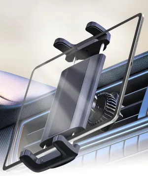 Tablet Mount for Car Vent, [Lossless Installation] Car Air Vent Clip Tablet Holder Fits Tablet Phone for iPad 10.2, 10.9, ipad Mini Pro Air Z Fold 5 4 3 iPhone 15 and More 4.7-12.9" Device
