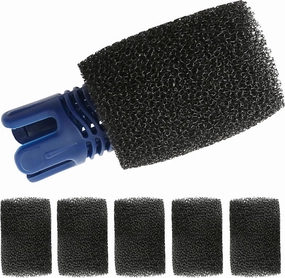 Tail Sweep Pro with Scrubber, Tail Sweep Pro TSP10S Replacement for Polaris 280, 380, 360, 3900 Sport, 180, 1 Tail Sweep Pro with 6 Foam Scrubber for Polaris Pool Cleaner Parts