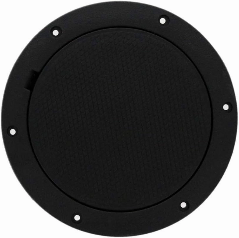TCH Hardware 4" 6" 8" Black White Grey Round Deck Plate Inspection Hatch - Detachable Water Tight Lid Cover