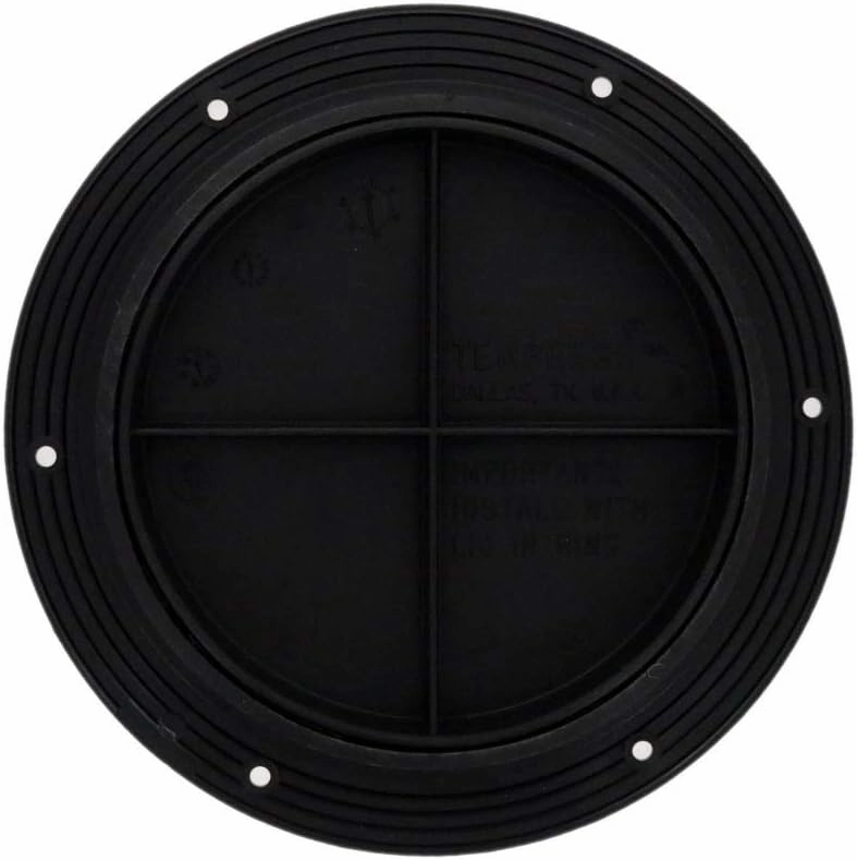 TCH Hardware 4" 6" 8" Black White Grey Round Deck Plate Inspection Hatch - Detachable Water Tight Lid Cover