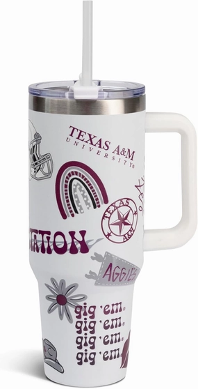 The Memory Company | Licensed NCAA 40oz Team Spirit Game Day Tumbler
