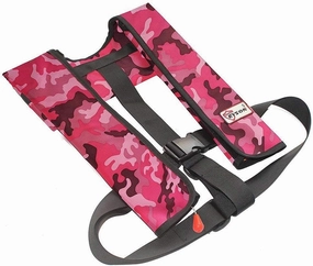Top Safety Adult Life Jacket with Whistle - Auto Version Inflatable Lifejacket Life Vest Preserver PFD for Boating Fishing Sailing Kayaking Surfing Paddling Swimming - Adjustable Life Saving Vest