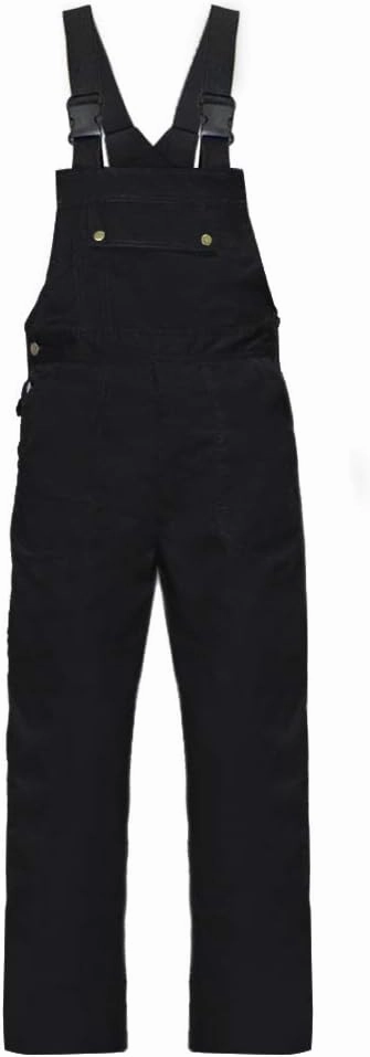 TopTie Men's Bib Overall Mid-Weight Coverall Big and Tall with Tool Pockets, Workwear Apparel