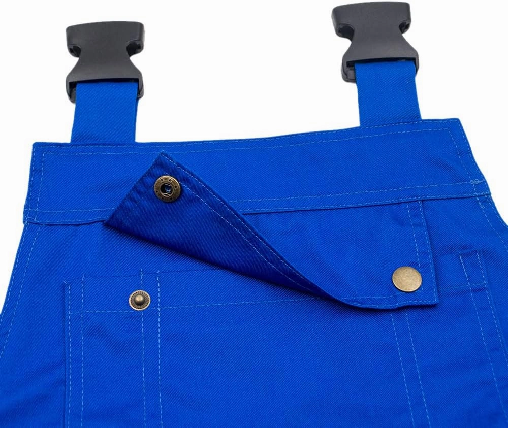 TopTie Men's Bib Overall Mid-Weight Coverall Big and Tall with Tool Pockets, Workwear Apparel