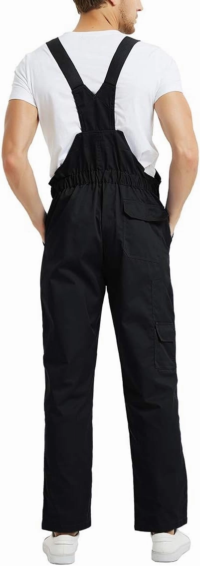 TopTie Men's Bib Overall Mid-Weight Coverall Big and Tall with Tool Pockets, Workwear Apparel