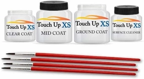 TouchupXS-Perfect Match for Subaru Outback K1X Crystal White Pearl 2oz & 1oz Combo Touch Up Kit with Surface Cleaner