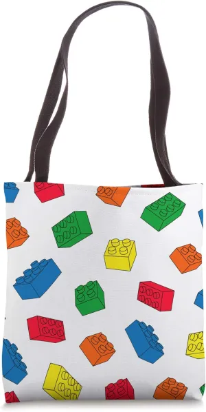 Toy Bricks Pattern Blocks Tote Bag