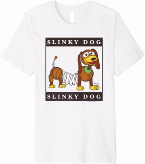 Toy Story - Type Block Slinky Premium T-Shirt